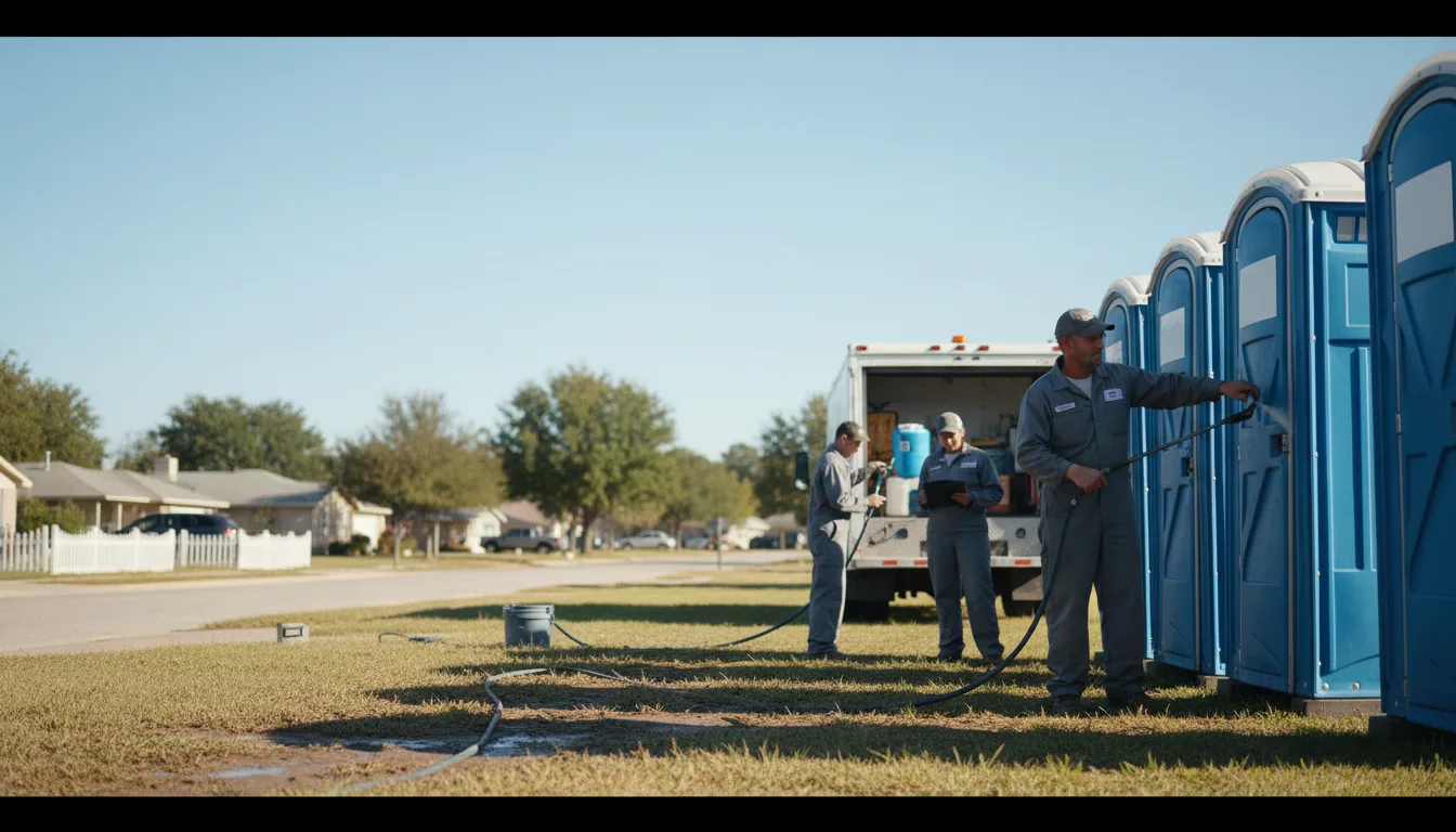 Long-Term Portable Toilet Rental in New Castle, DE near me
